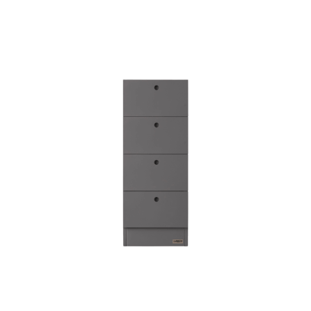 ตู้ลิ้นชักเหล็ก 4 ลิ้นชัก LEECO LC03-C CONCRETE GREY_0